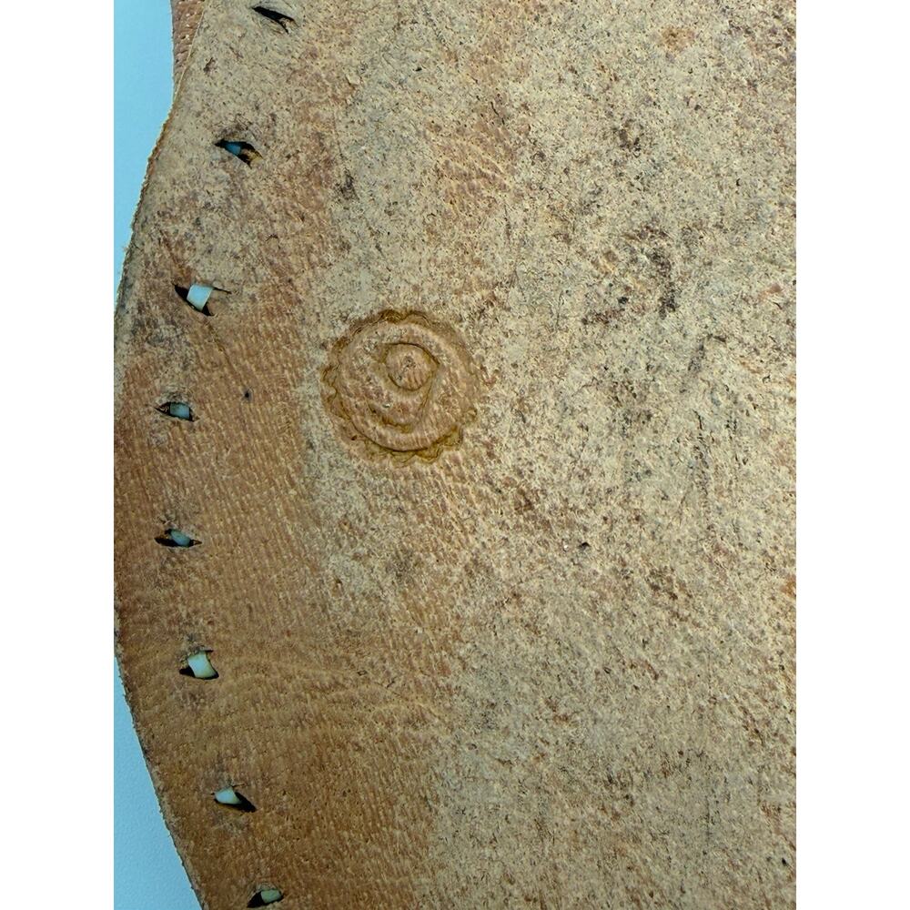 Handmade Leather Kolhapuri Sandals Women Ethnic Indian Flat Boho Slipper Sz 9 - Picture 7 of 14